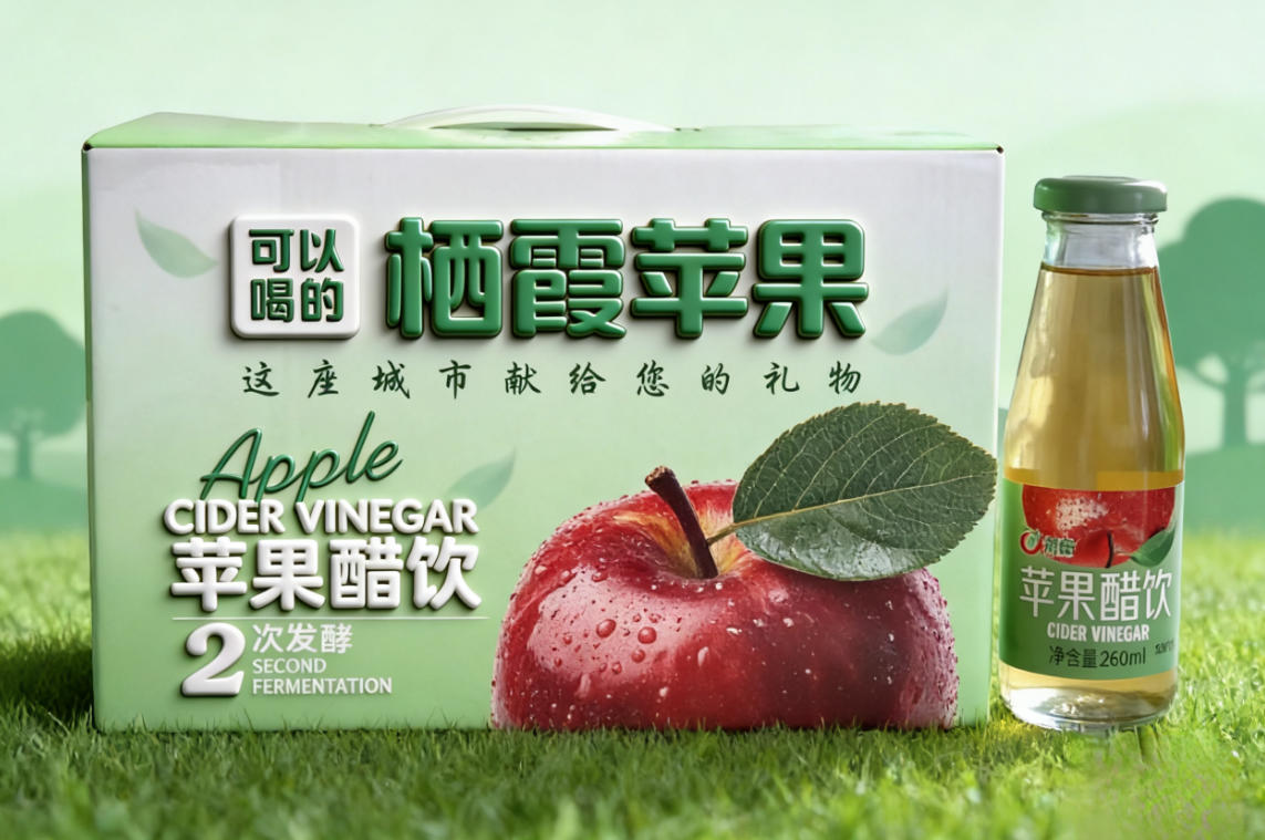 可以喝的栖霞苹果
